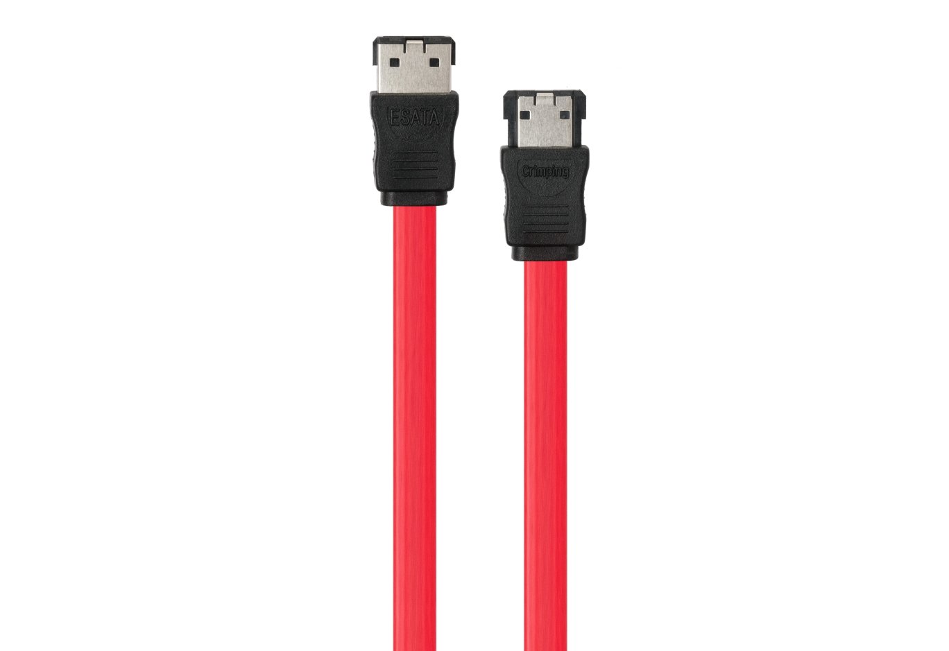 Data transfer cable eSATA to eSATA 0.45m Vinga (VCPESATAMM0.45R)