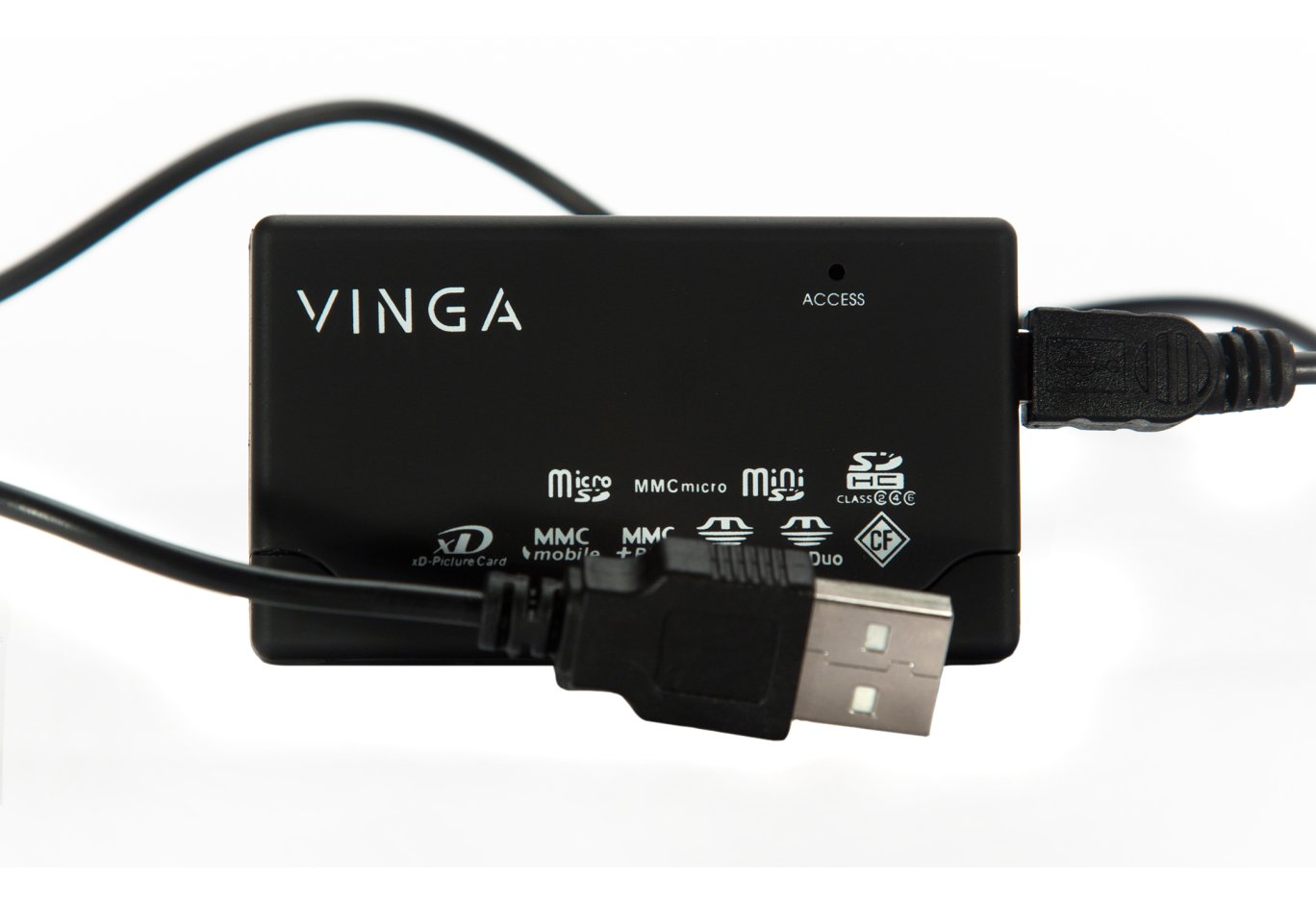 Зчитувач флеш-карт Vinga CR010BK
