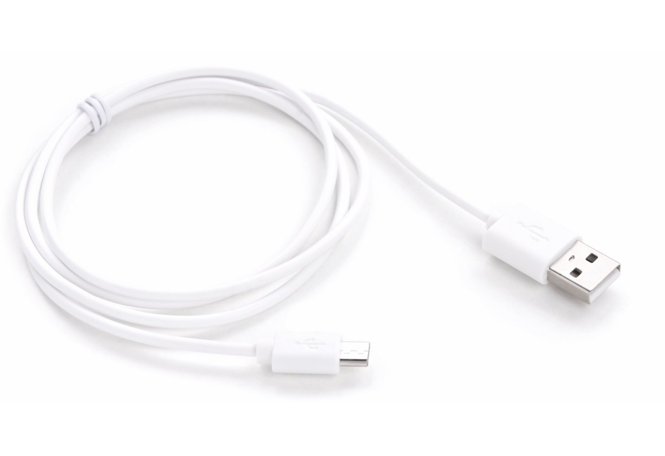 Дата кабель USB 2.0 AM to Micro 5P 1.0m Rainbow M White Vinga (CUM0100WH)