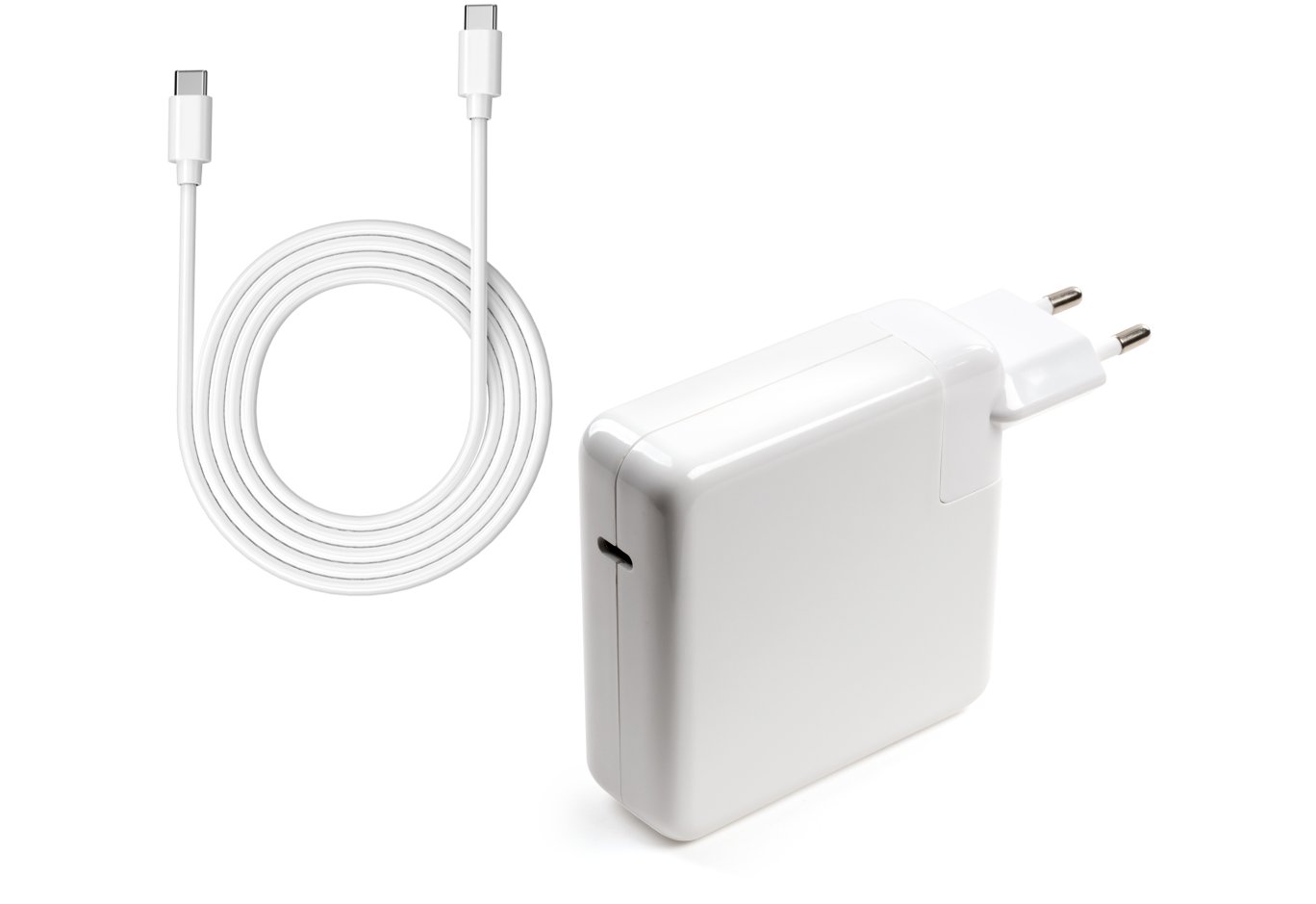 Блок живлення до ноутбуку Vinga Apple 96W 5.2V3A/9V3A/12V3A/15V3A/20.5V4.7A USB-C (VPA-96-APP-C)