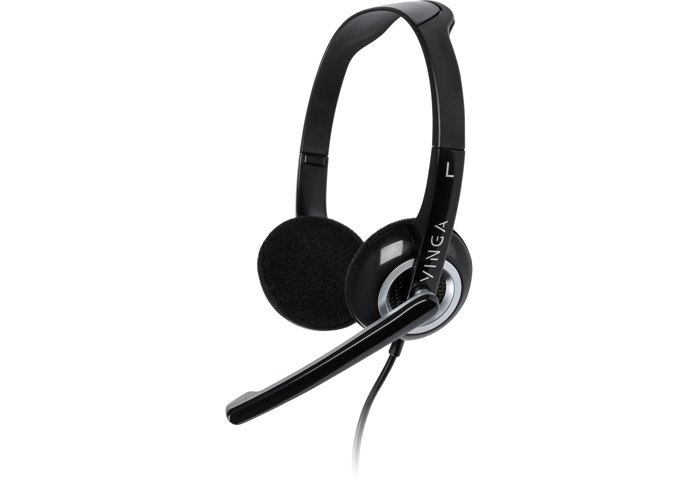 Навушники Vinga HSU60 USB Black (HSU60BK)