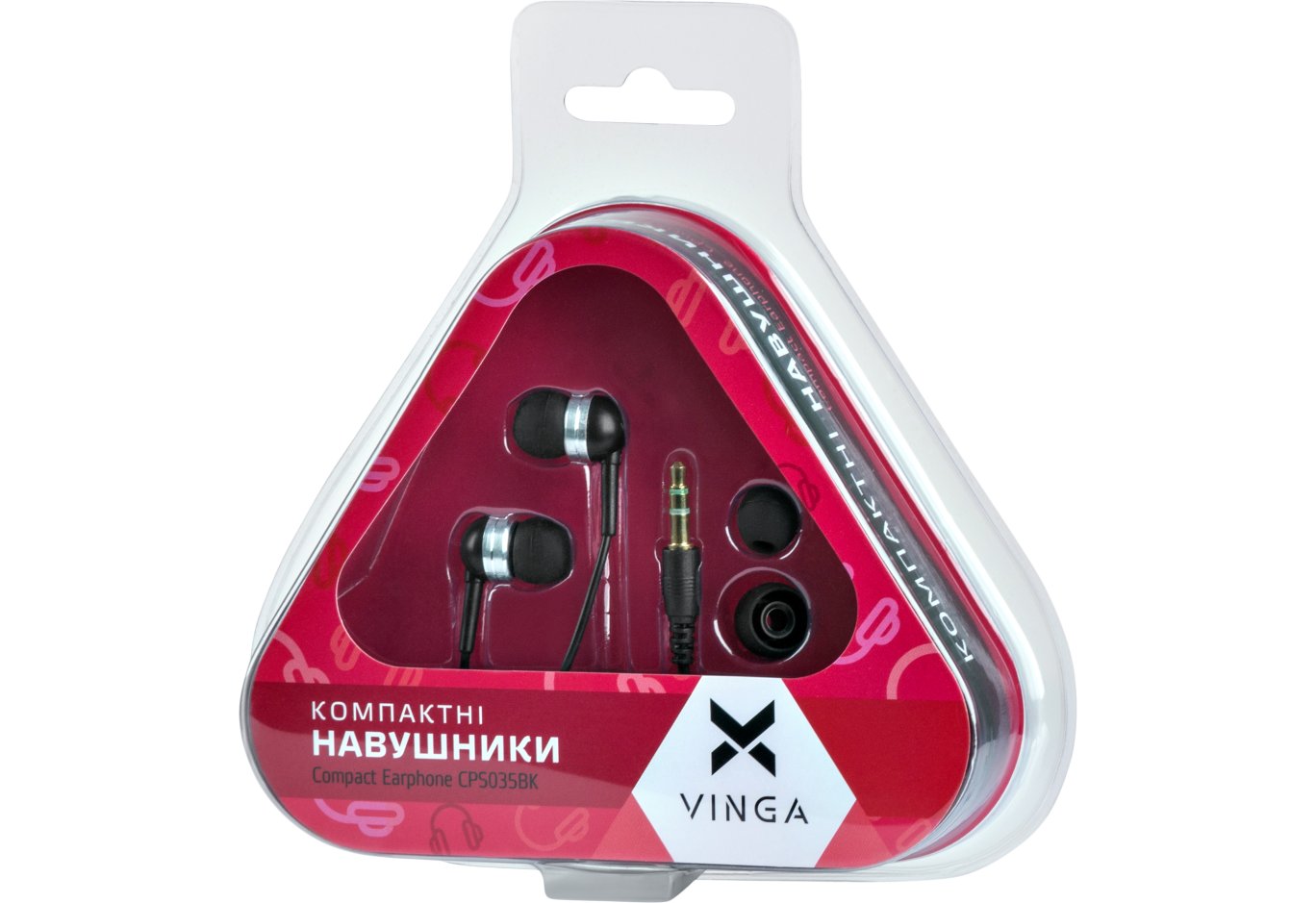 Навушники Vinga CPS035 Black (CPS035BK)
