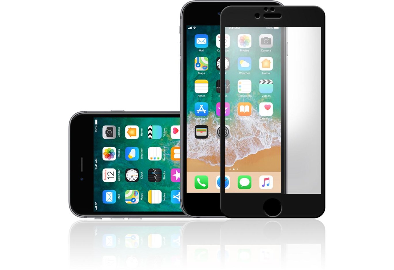 Скло захисне Vinga для Apple iPhone 6 Plus Black (VTPGS-I6PB)