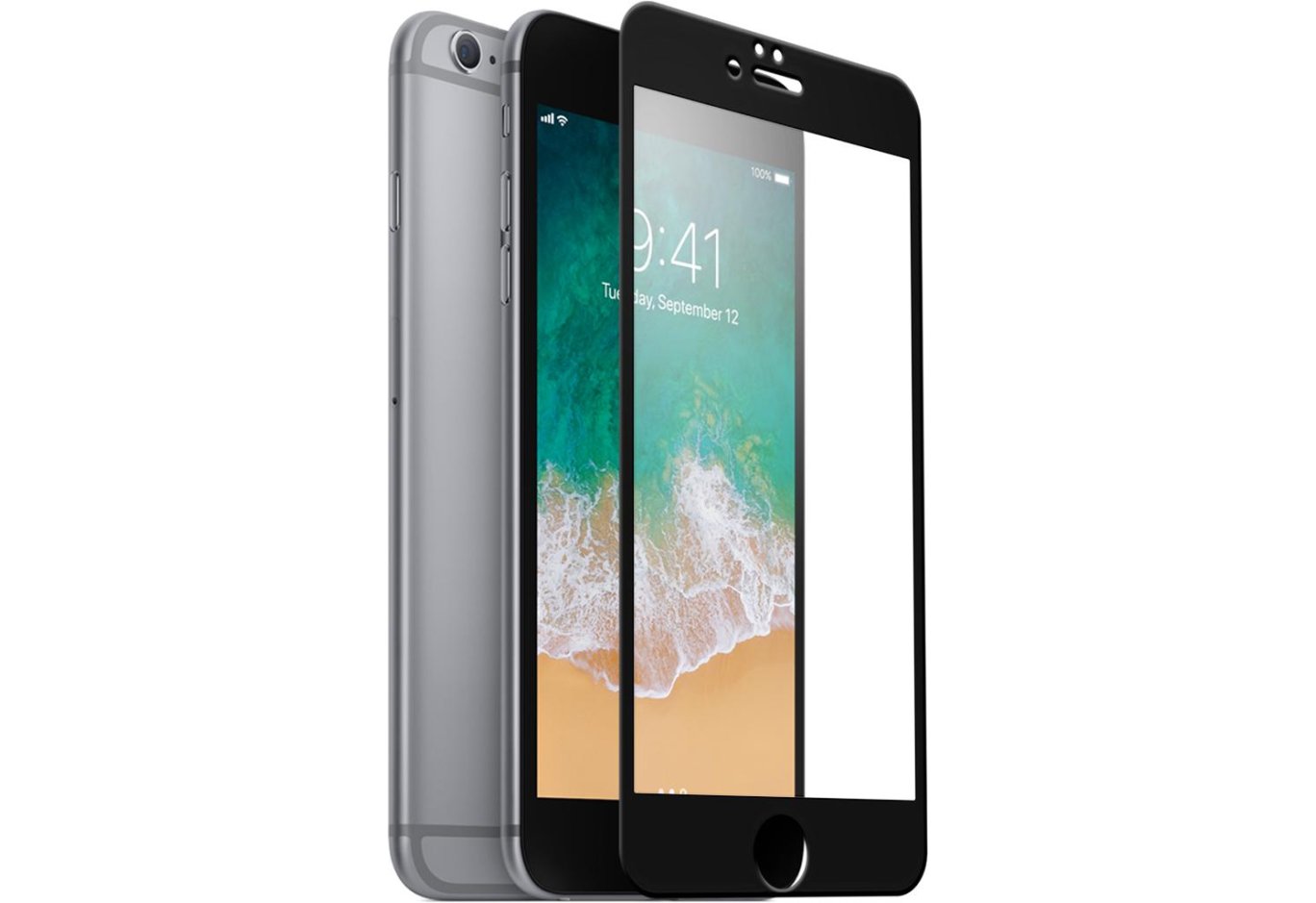 Скло захисне Vinga для Apple iPhone 6 Plus Black (VTPGS-I6PB)