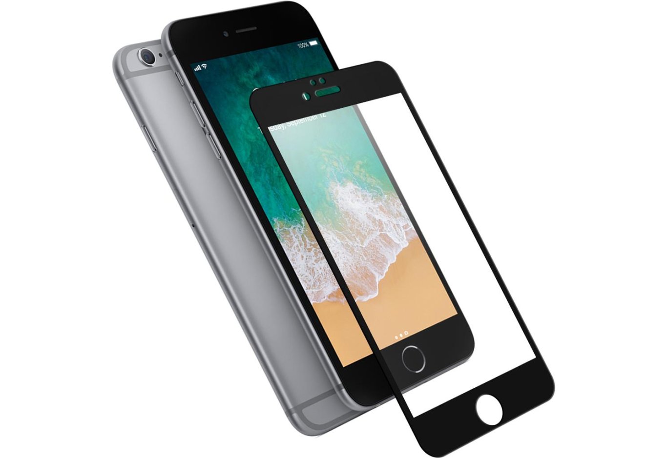 Скло захисне Vinga для Apple iPhone 6 Plus Black (VTPGS-I6PB)
