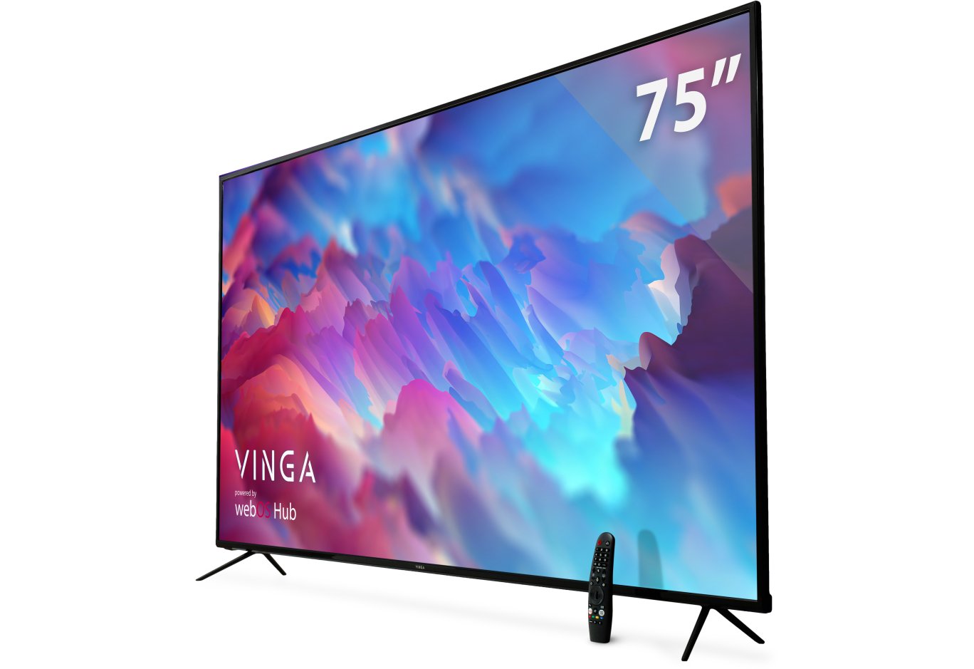 Телевізор Vinga S75UHD25BWEB