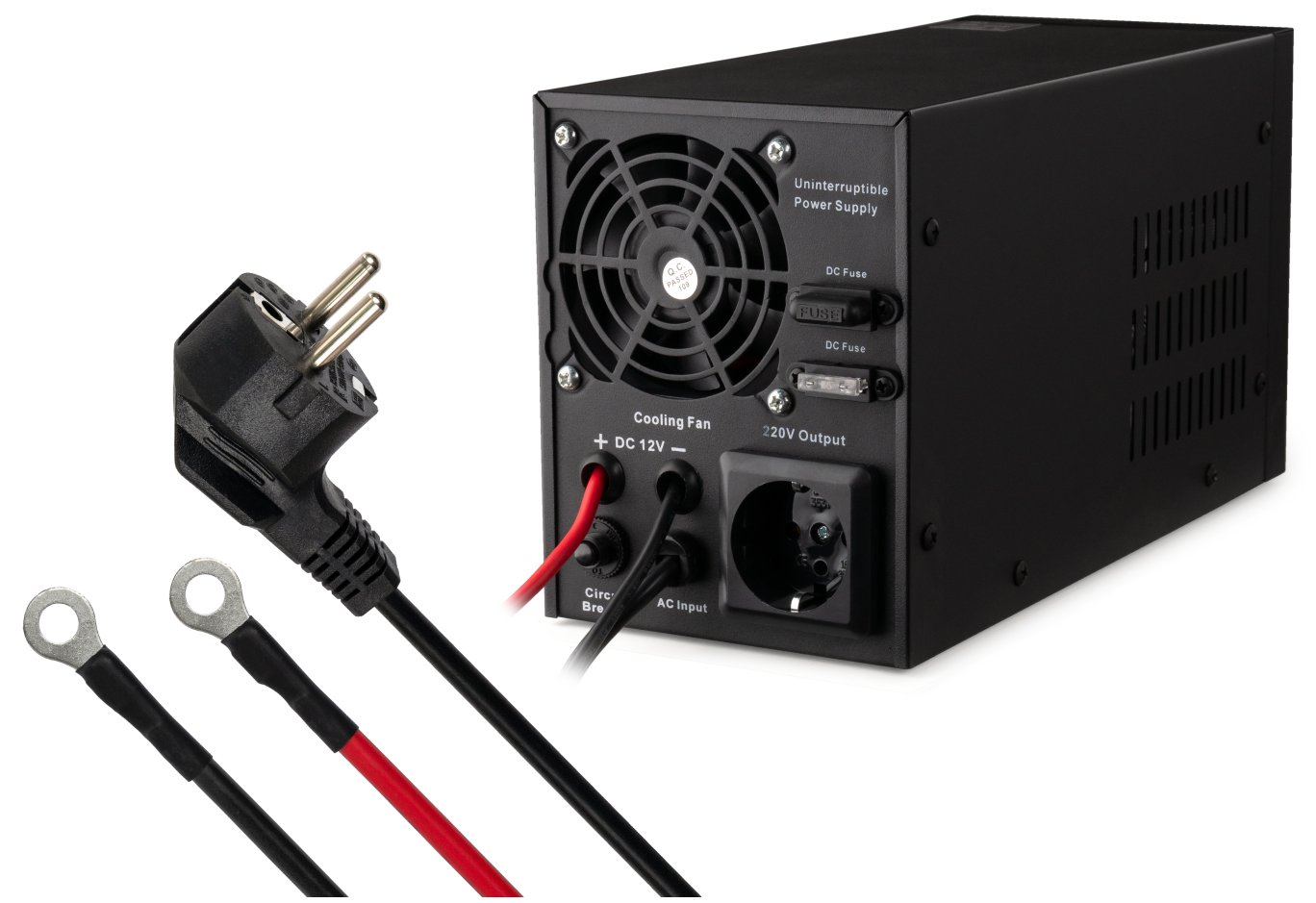 Пристрій безперебійного живлення Vinga QDPS-600 600VA LCD (QDPS-600)