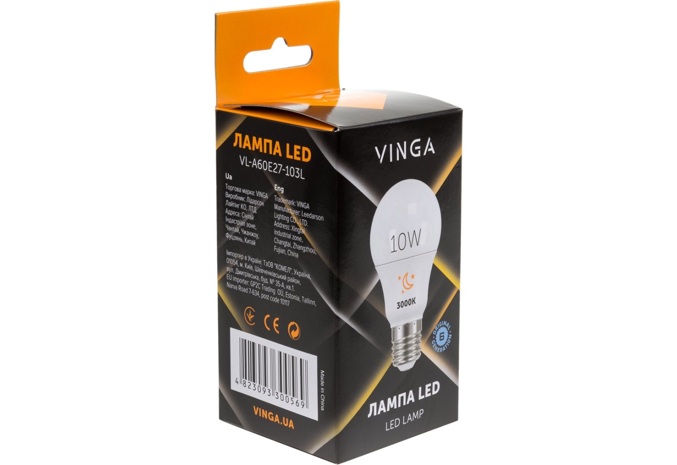 Light bulb Vinga VL-A60E27-103L