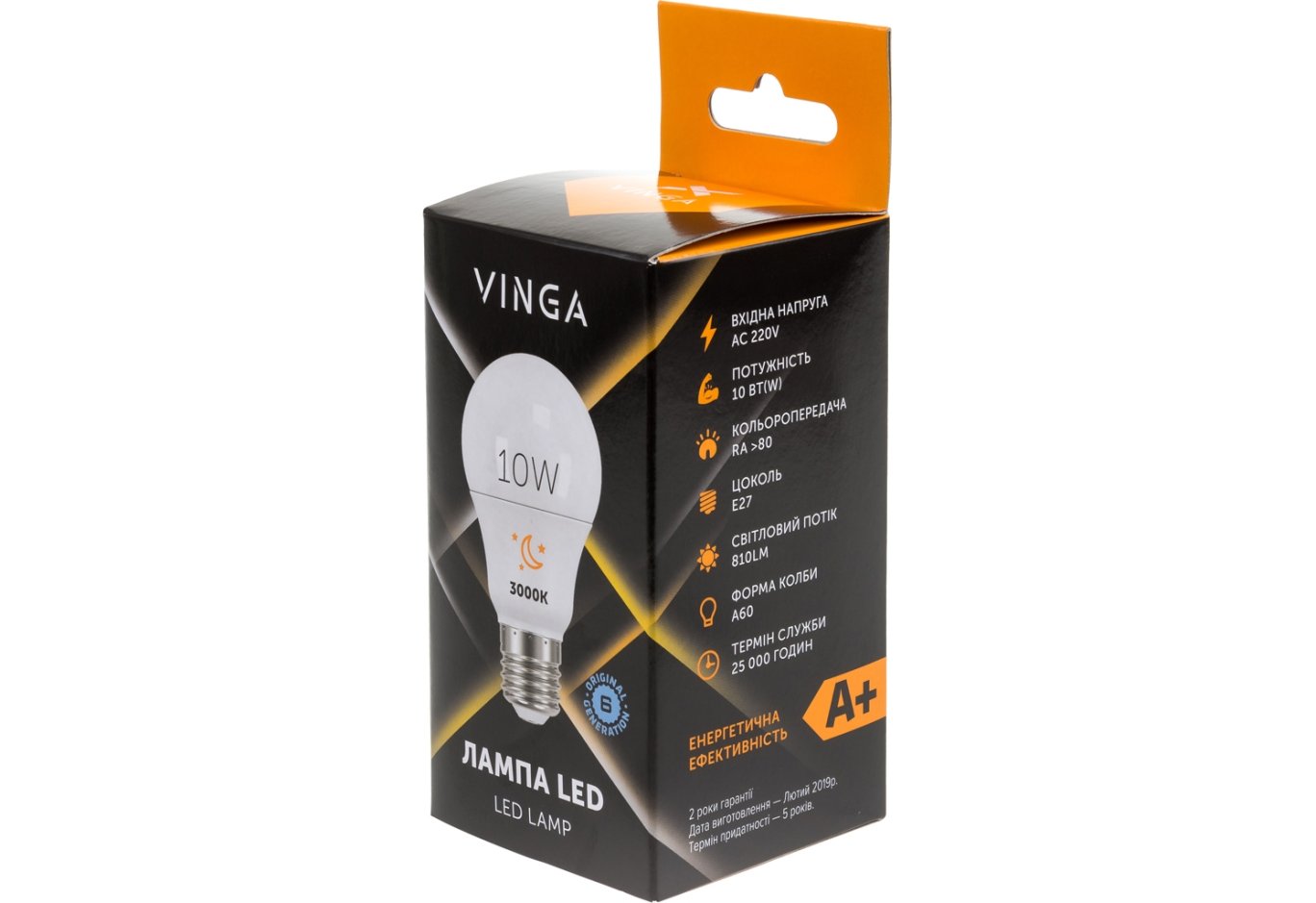 Light bulb Vinga VL-A60E27-103L