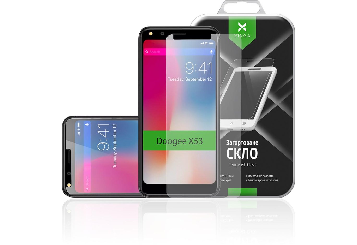 Protective glass Vinga для Doogee X53 (VTPGS-DX53)