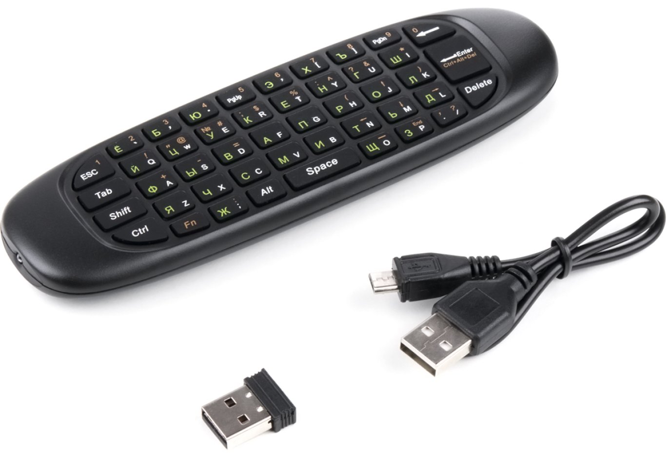 Універсальний пульт Vinga Wireless keyboard & air Mouse for TV, PC PS Media (AM-101)