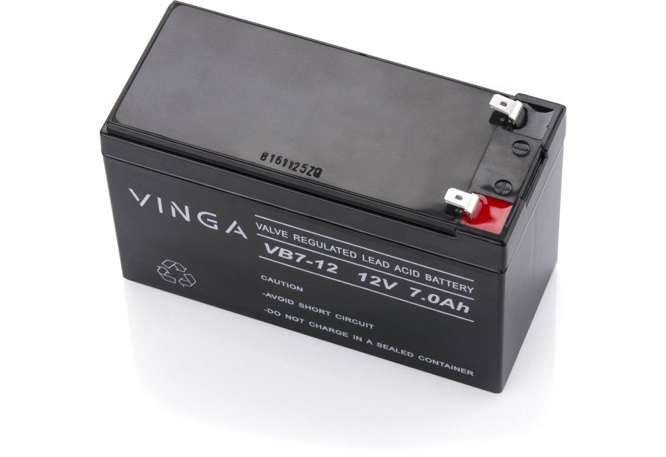 Батарея до ДБЖ Vinga 12В 7 Ач (VB7-12)