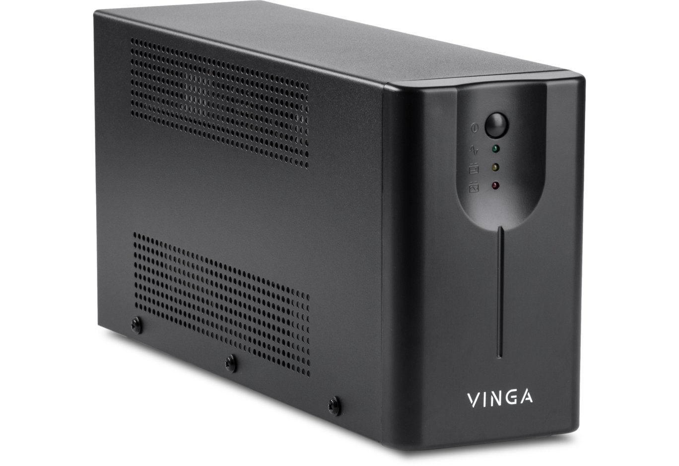 Пристрій безперебійного живлення Vinga LED 600VA metal case (VPE-600M)