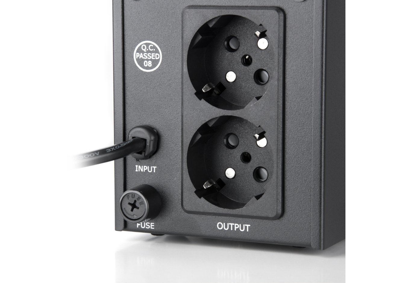 Пристрій безперебійного живлення Vinga LCD 800VA metal case (VPC-800M)