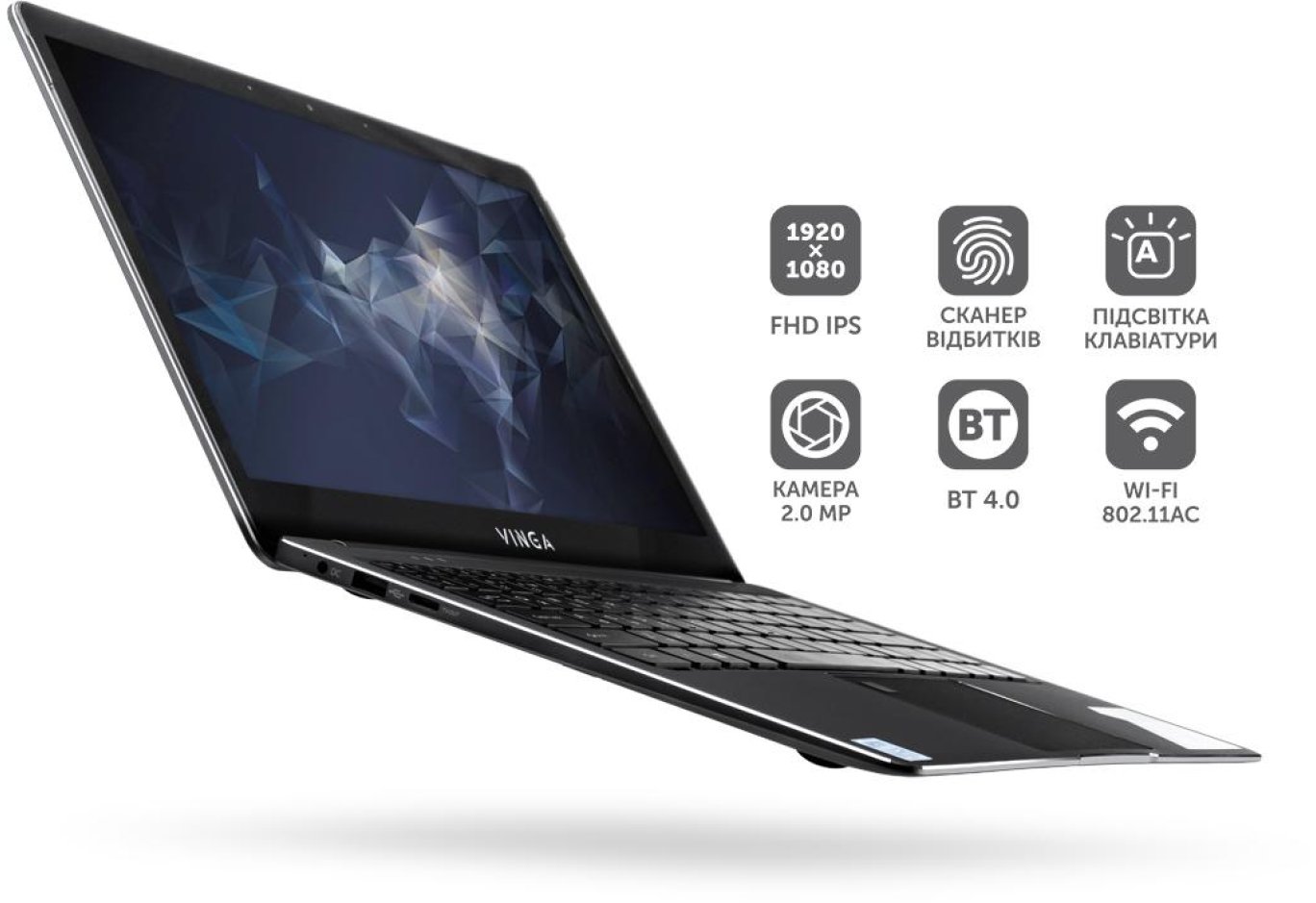 Ноутбук Vinga Iron S140 (S140-C40464B)