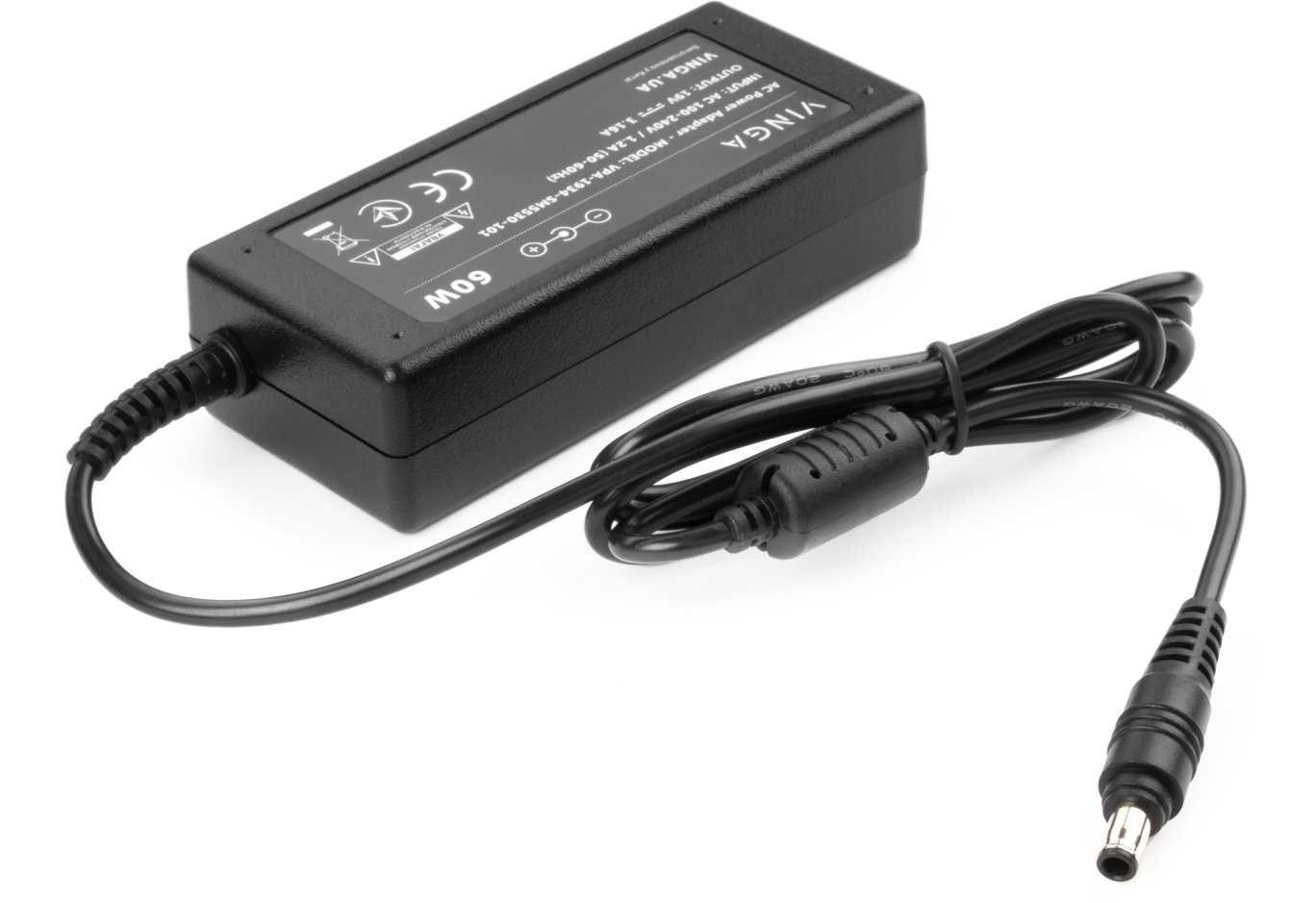 Laptop power supply Vinga Samsung 60W 19V 3.16А 5.5*3.0 (VPA-1934-SM5530-101)