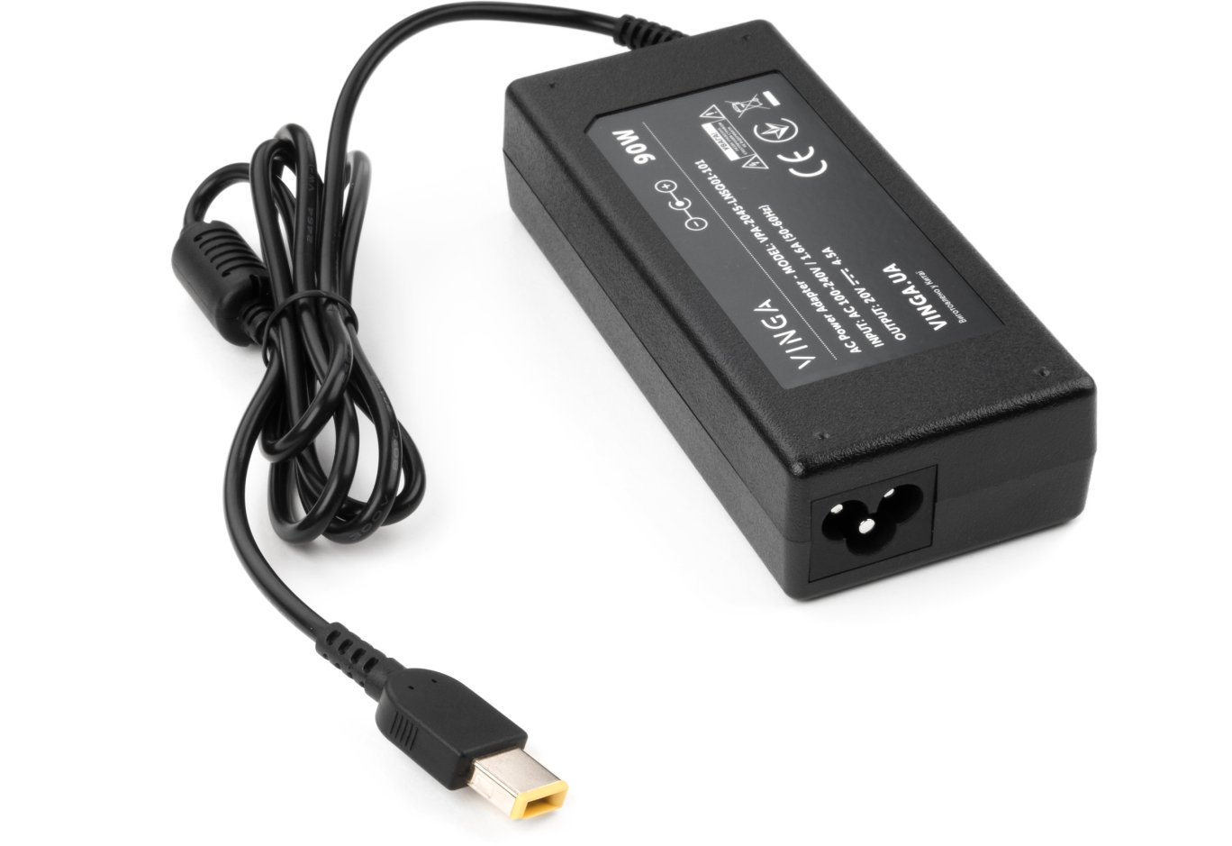 Блок живлення до ноутбуку Vinga Lenovo 90W 20V 4.5A square (VPA-2045-LNSQ01-101)