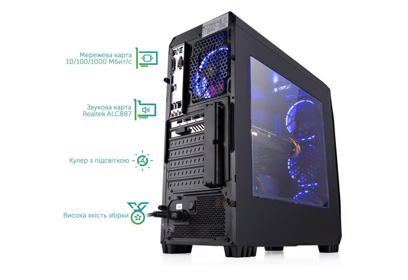 Комп'ютер Vinga Hawk A2039 (I5M16G2060W.A2039)