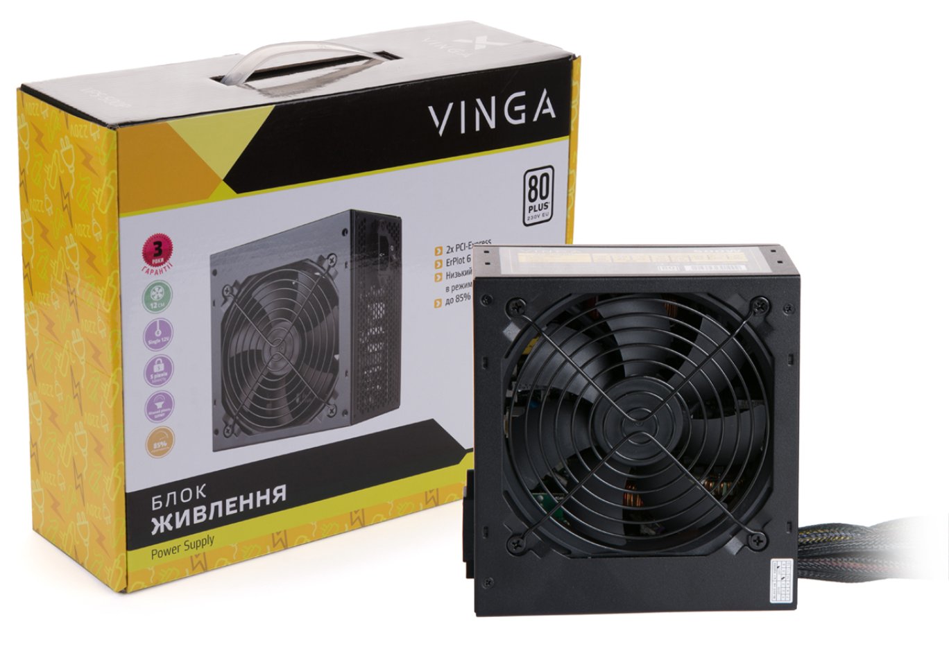 Блок живлення Vinga 500W (VPS-500P)