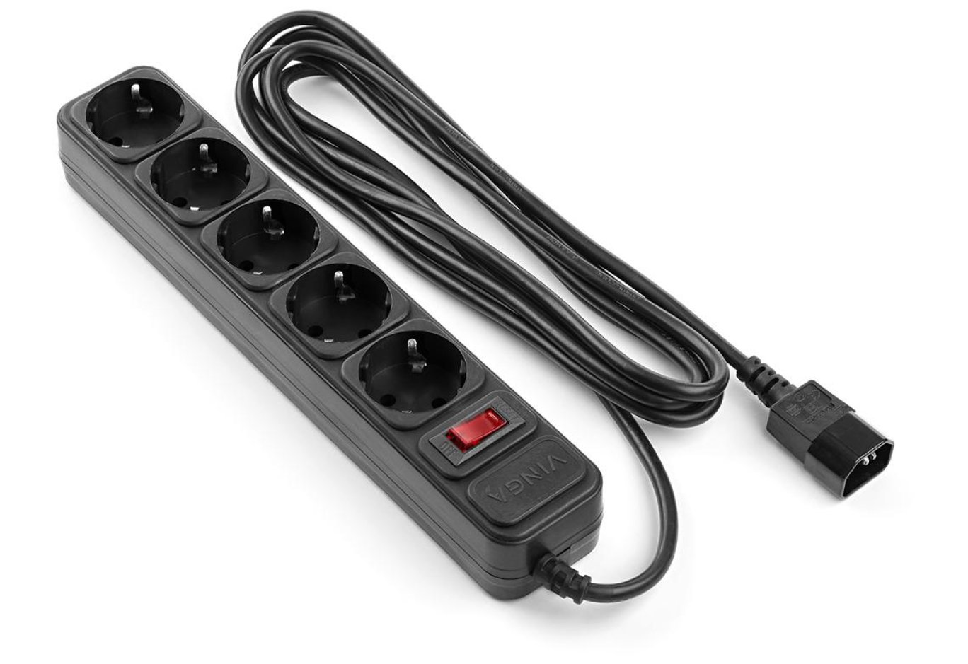 Мережевий фільтр живлення Vinga VBX5-3-75