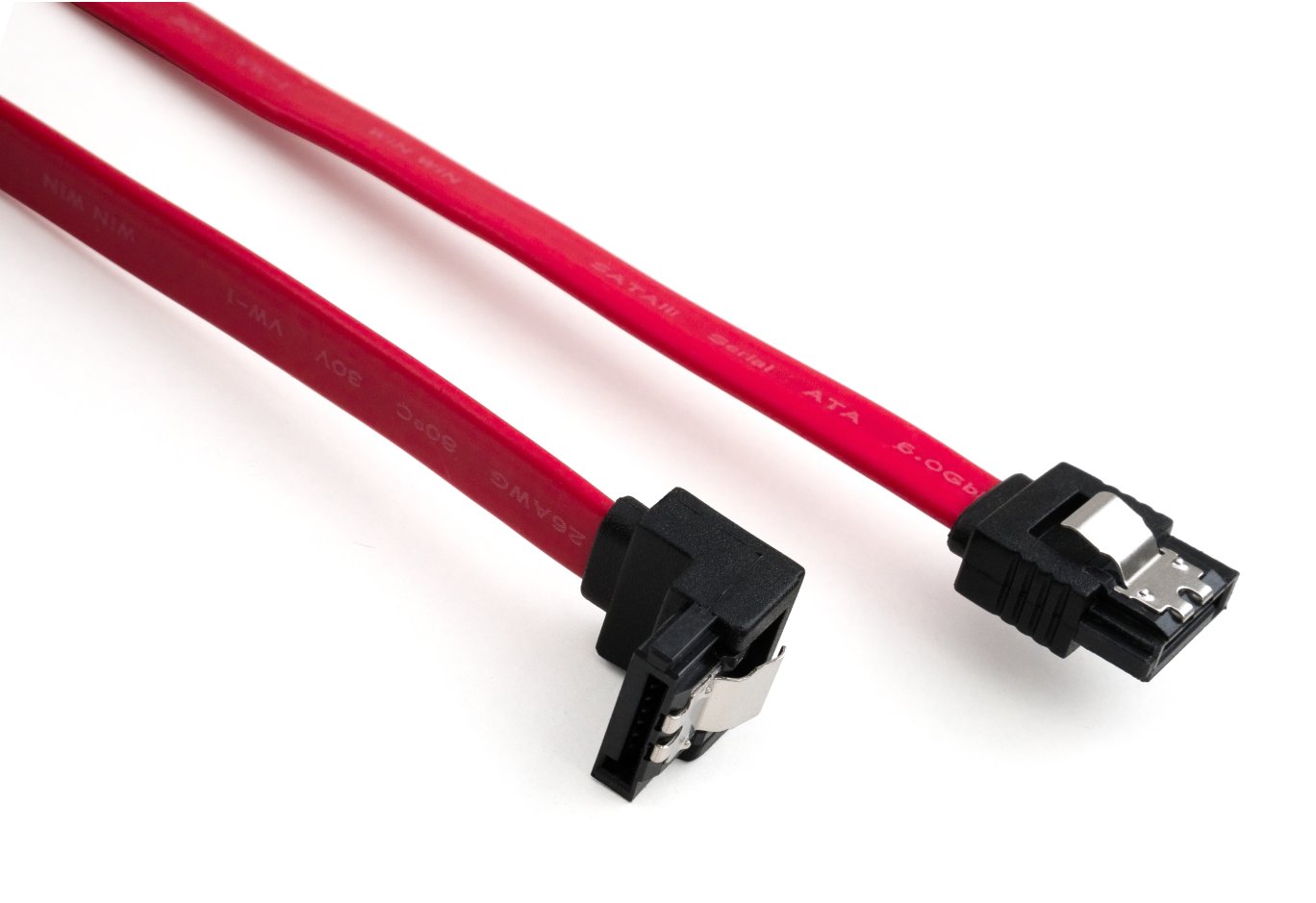 Кабель для передачі даних SATA 0.45m corner Vinga (VCPSATA45CN)