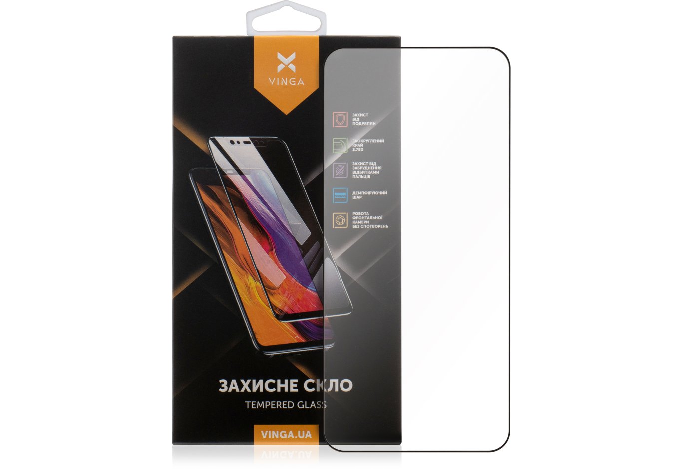 Скло захисне Vinga Samsung Galaxy S25 (VGSAS25)