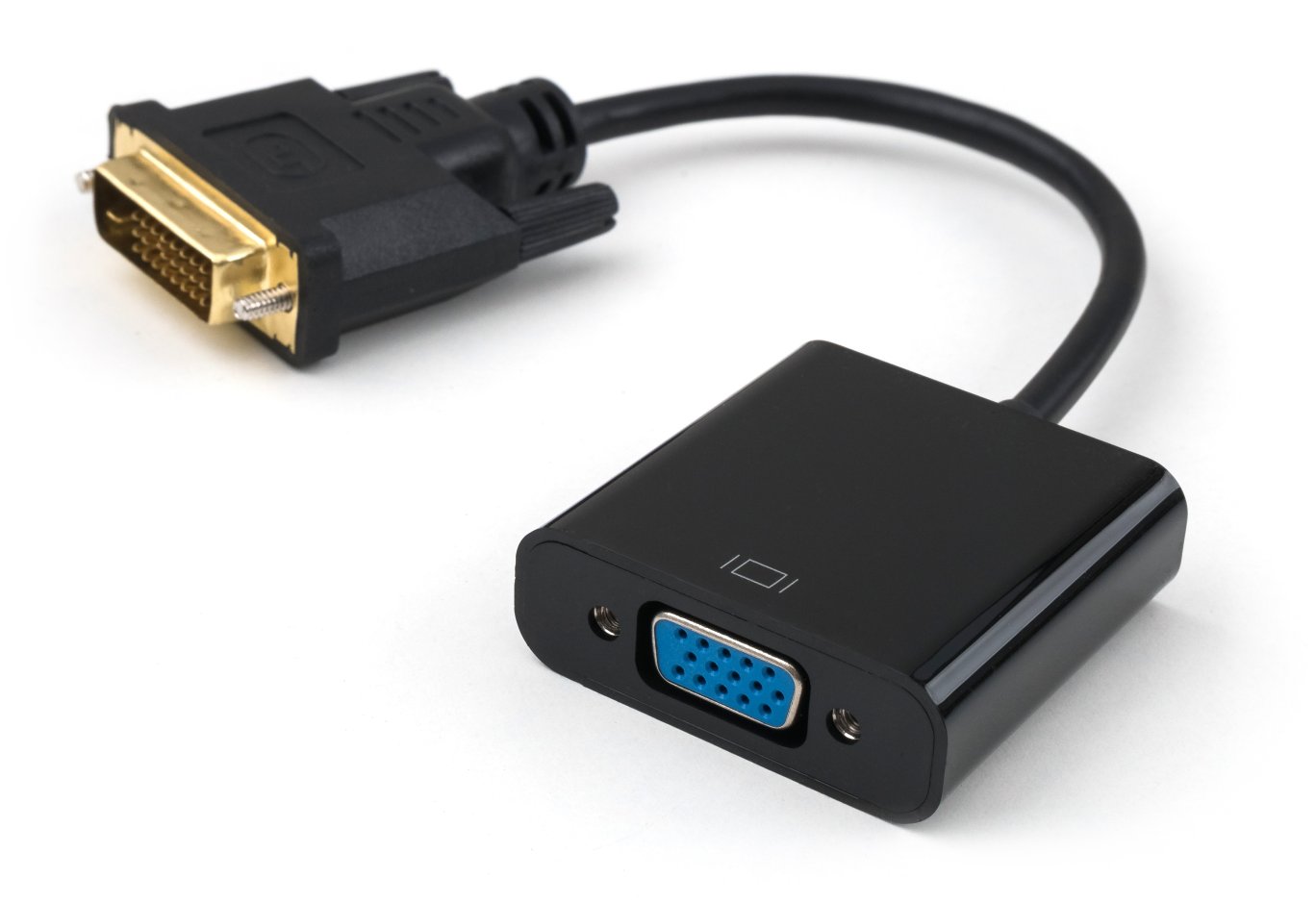 Перехідник DVI 24+1 M to VGA F 1080p Vinga (VCPDVI241VGA)