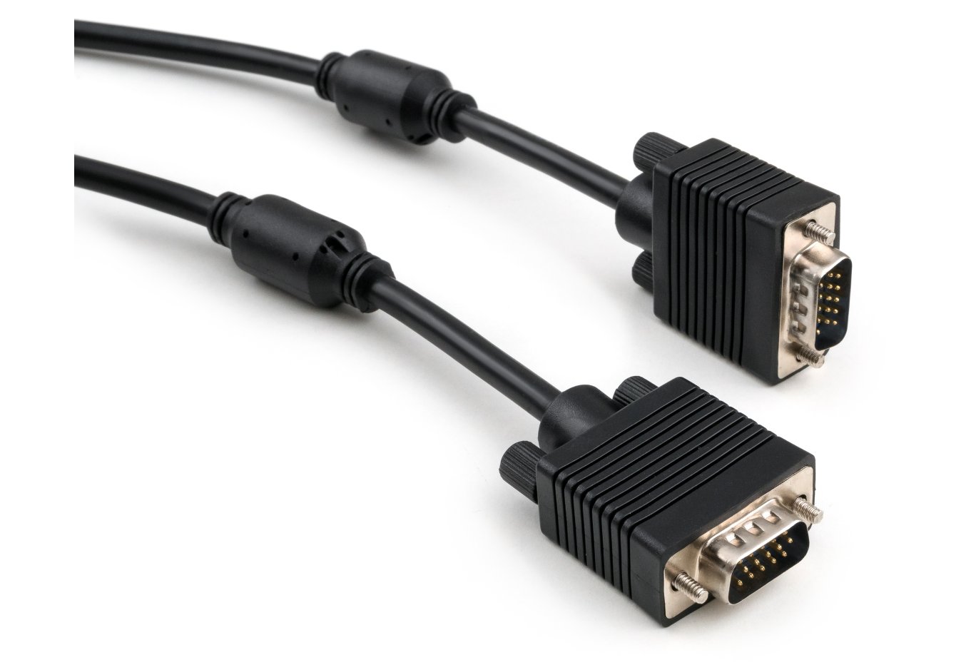 Кабель мультимедійний VGA M to VGA M 10.0m Vinga (VCPVGAF10BK)