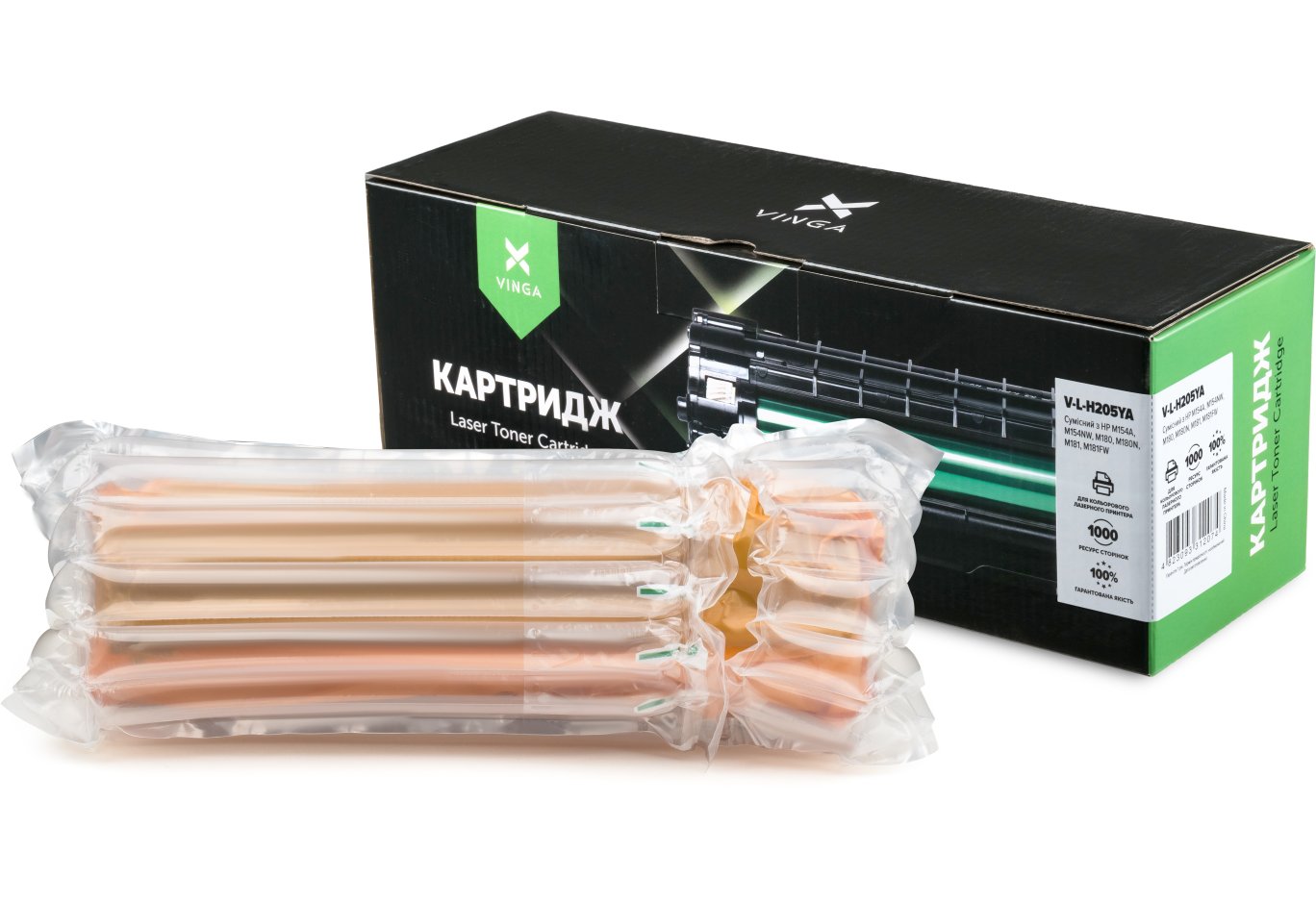 Картридж Vinga HP CF532A Yellow 1K (V-L-H205YA)