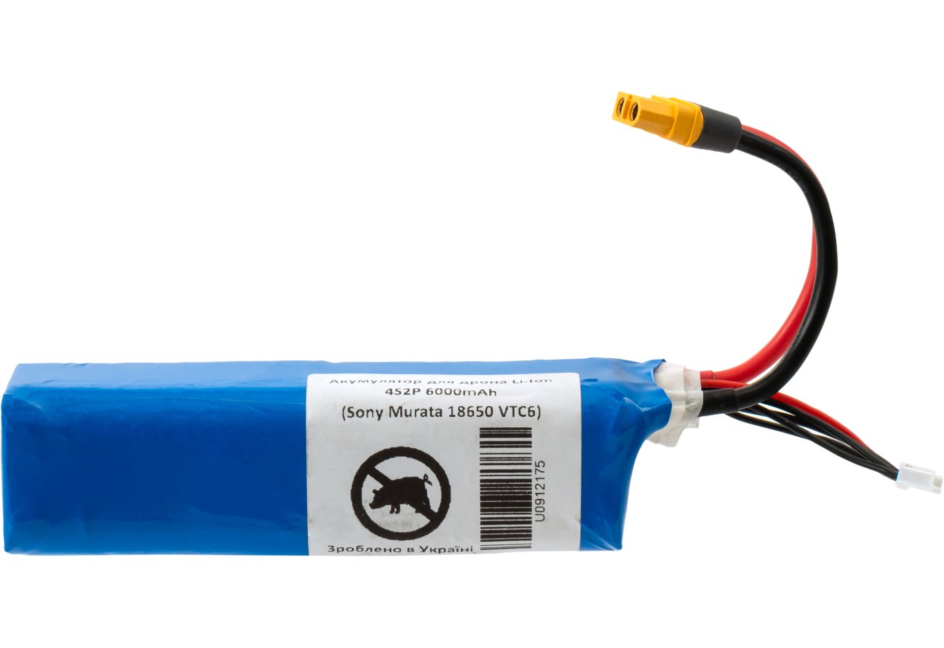 Battery pack Vinga Li-Ion 4s2Р 6000mAh з балансувальним кабелем Sony Murata 18650 VTC6 (6000BMS/SONY18650)