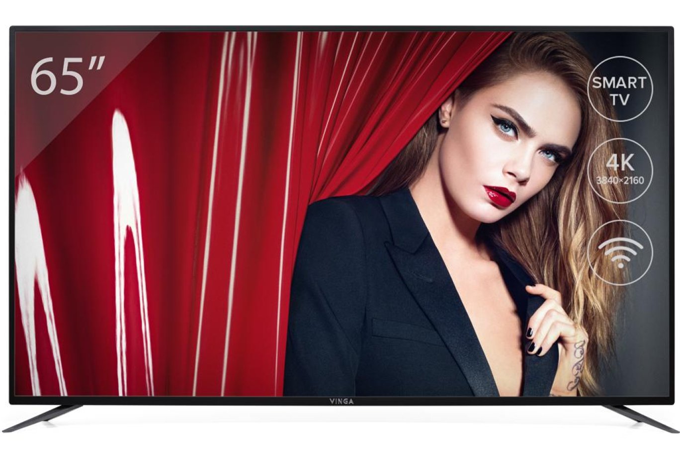 Телевізор Vinga S65UHD20B