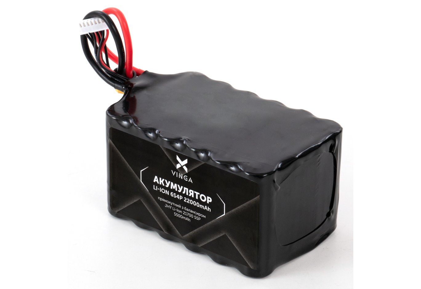 Акумуляторний блок Vinga Li-Ion 6S4P 22000mAh з балансувальним дротом (V6S4P-22000MAH)