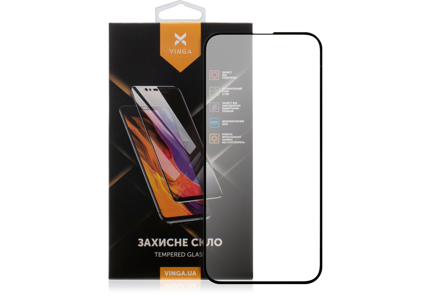 Скло захисне Vinga Apple iPhone 16E (VGIP16E)