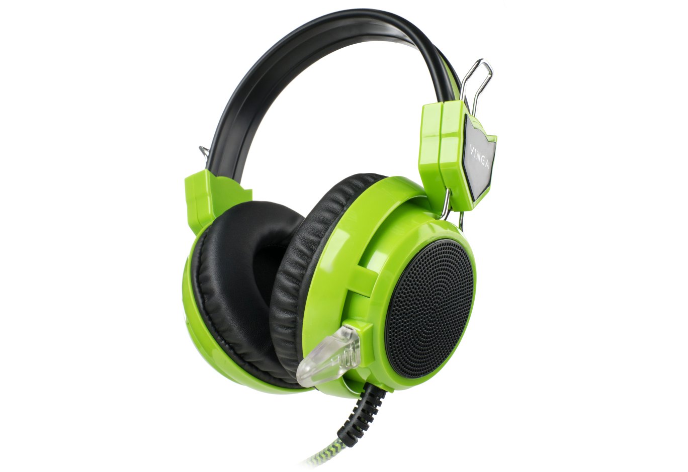 Навушники Vinga HSC058 Gaming Green (HSC058GR)