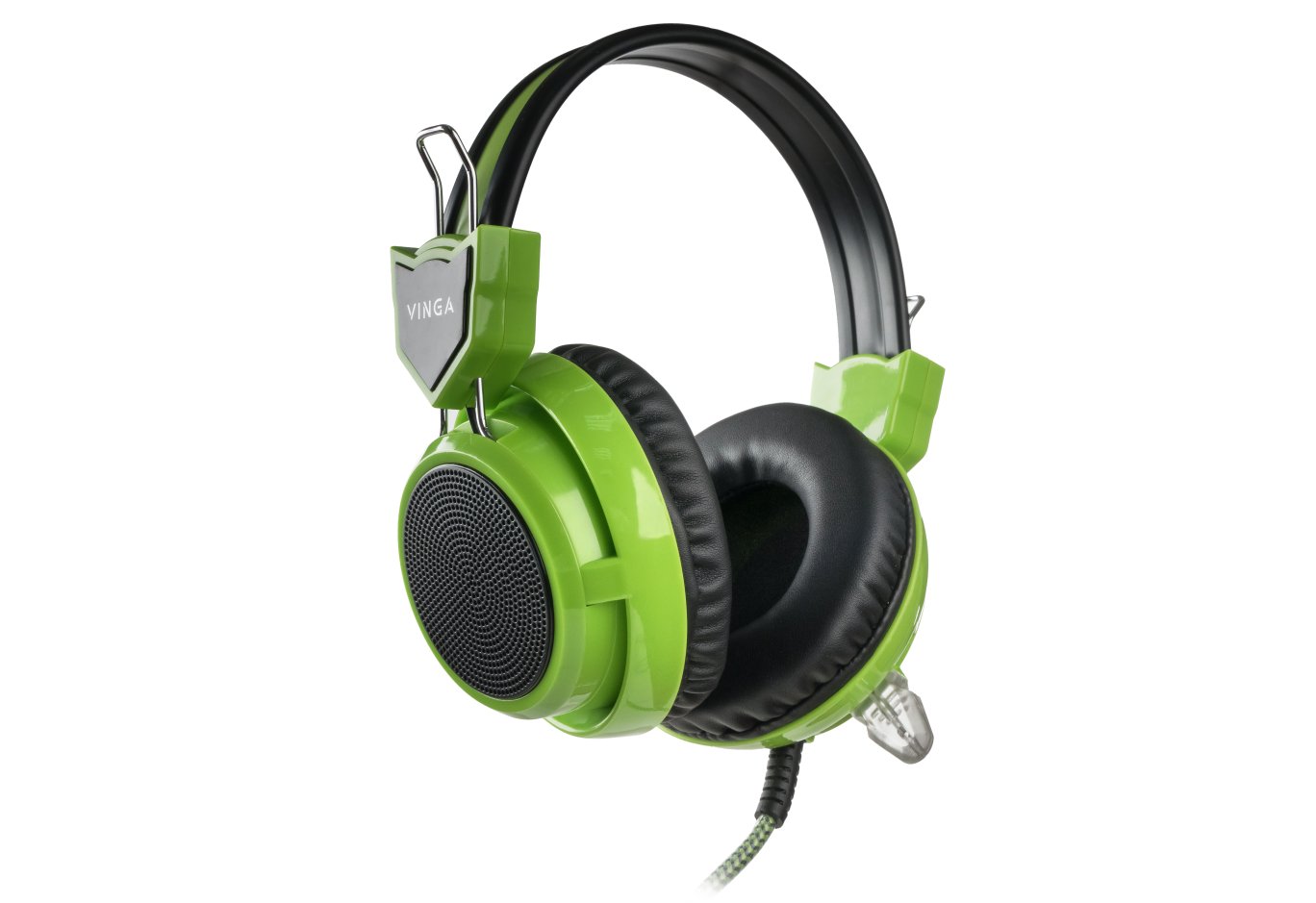 Навушники Vinga HSC058 Gaming Green (HSC058GR)