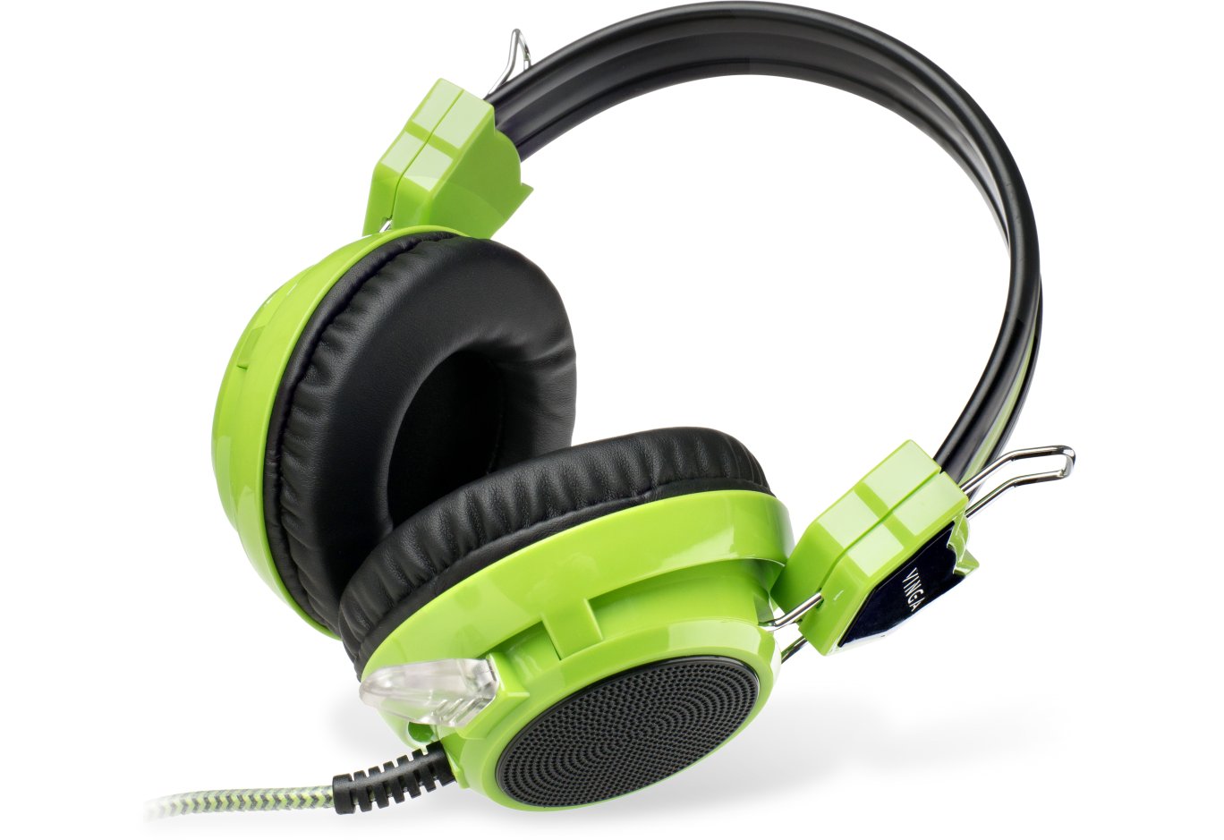 Навушники Vinga HSC058 Gaming Green (HSC058GR)
