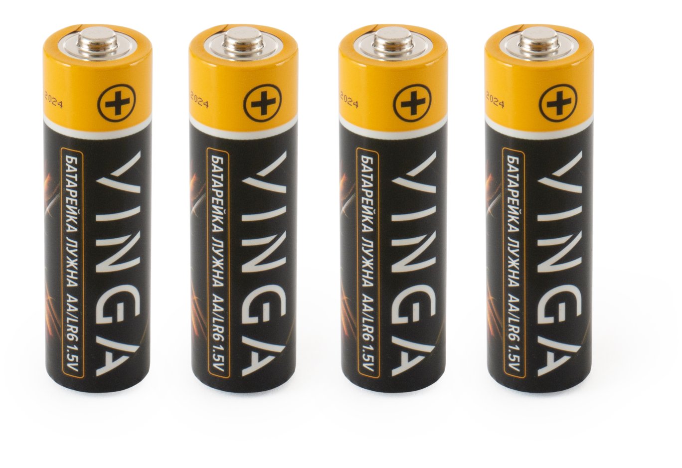 Батарейка AA LR6 Alkaline 4pcs Blister Vinga (VJABAA4)