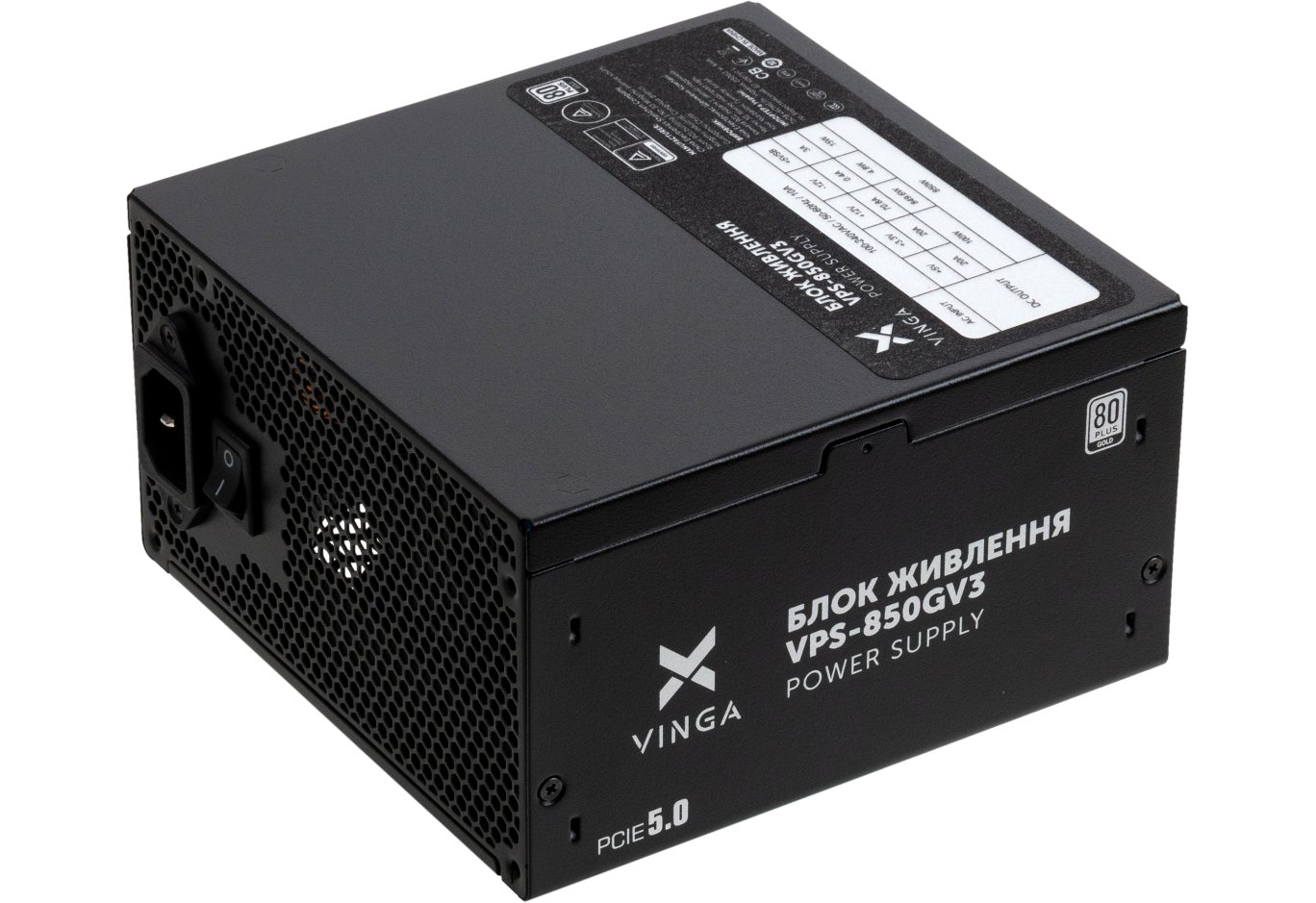 Блок живлення Vinga 850W (VPS-850GV3)