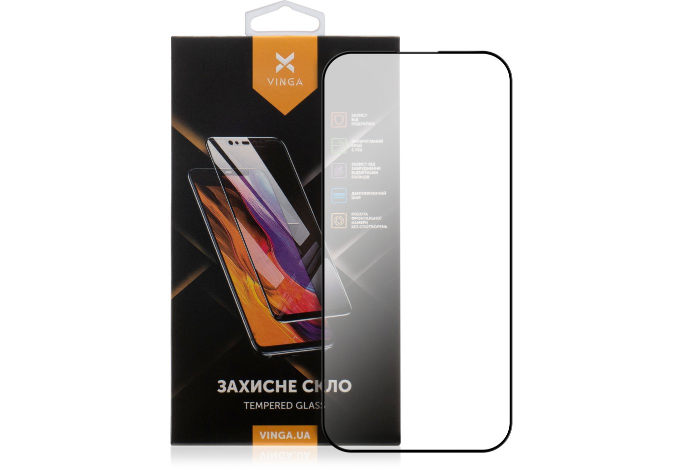 Скло захисне Vinga Apple iPhone 17 (VGIP17)