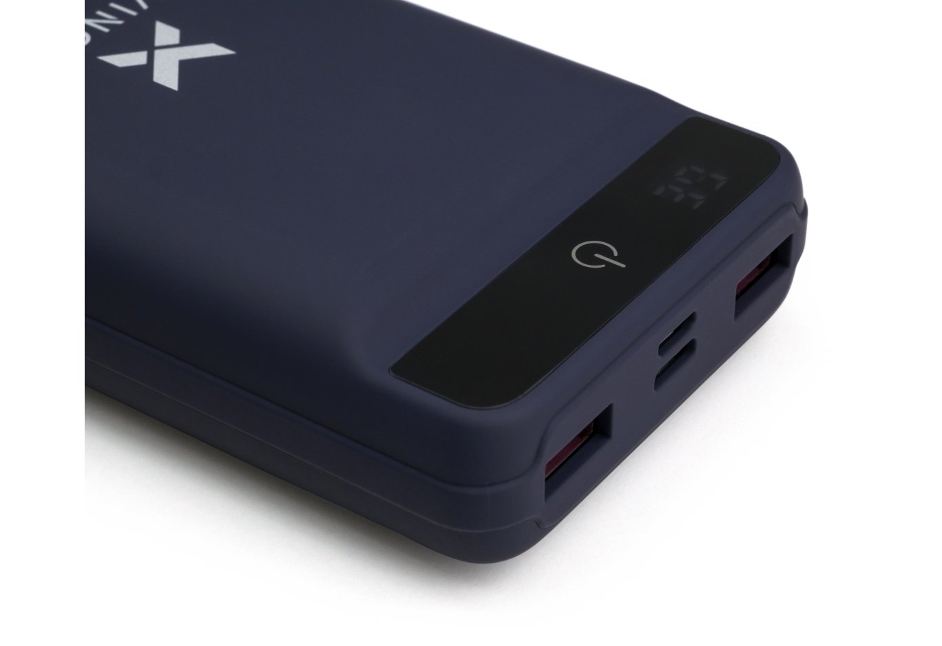 Universal Battery Vinga 20000 mAh QC3.0 Display soft touch purple (VPB2QLSP)