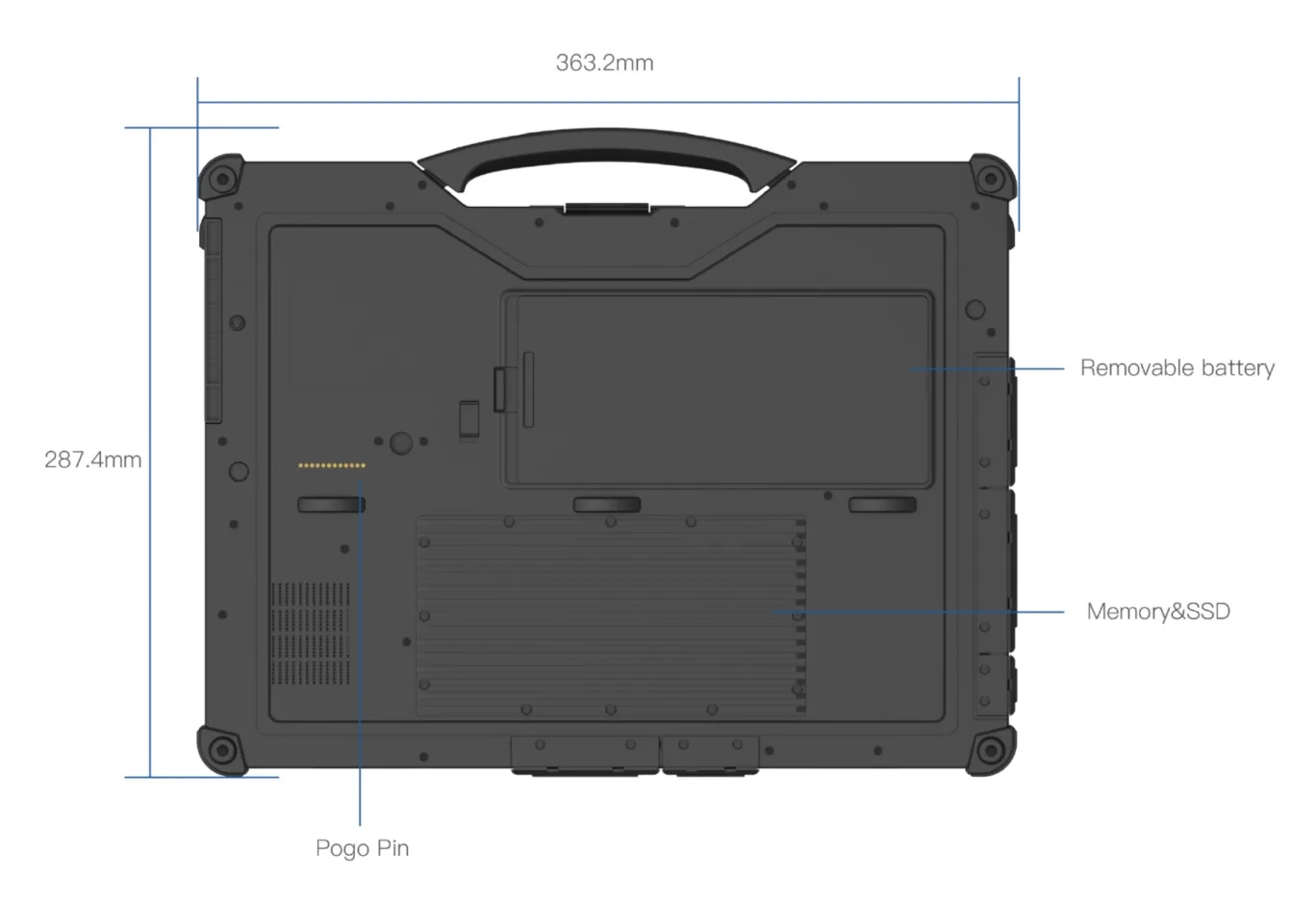 Ноутбук Vinga Scout X14A (X14A-1235161024B)