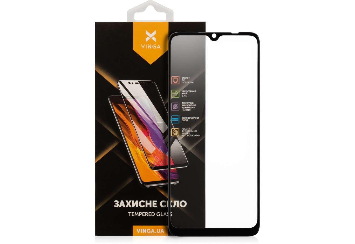 Protective glass Vinga Xiaomi Redmi 9A/9C/10A/A1 (VGXR9AC)