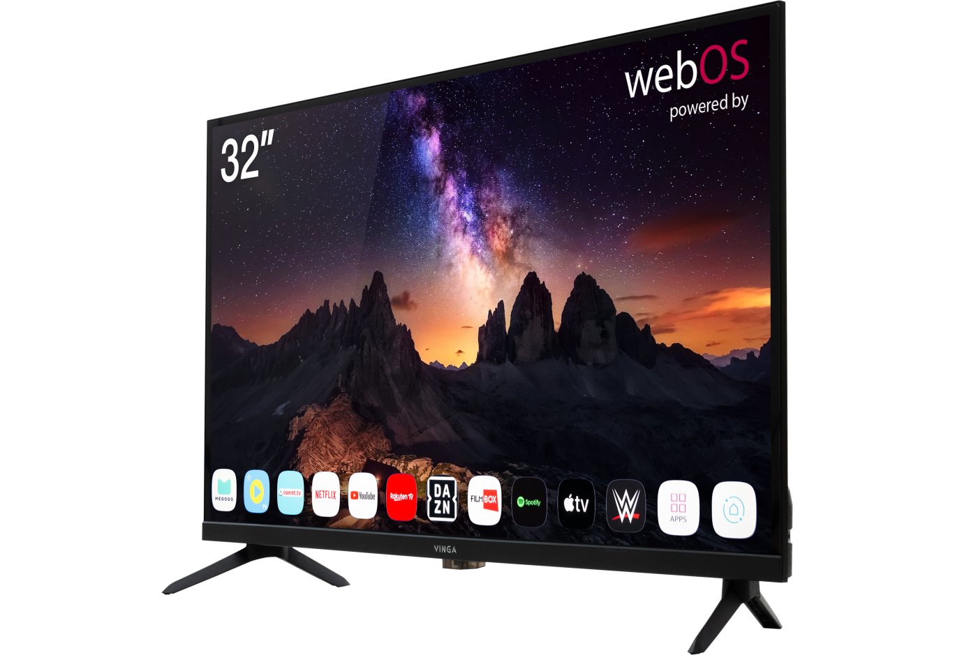 Телевізор Vinga S32HD26BWEB