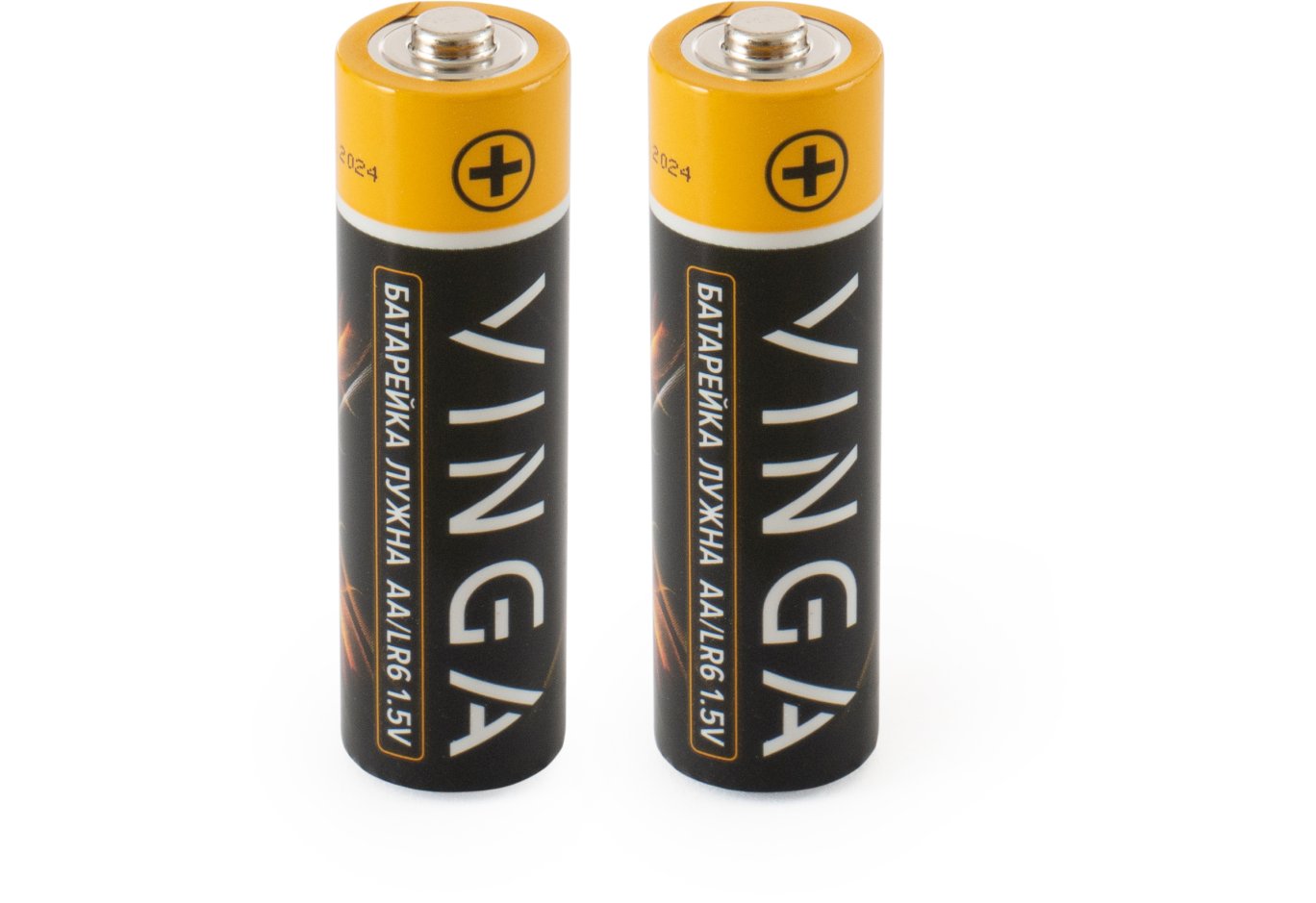 Батарейка AA LR6 Alkaline 2pcs Blister Vinga (VJABAA2)