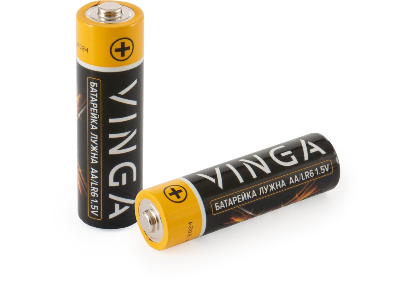 Батарейка AA LR6 Alkaline 2pcs Blister Vinga (VJABAA2)