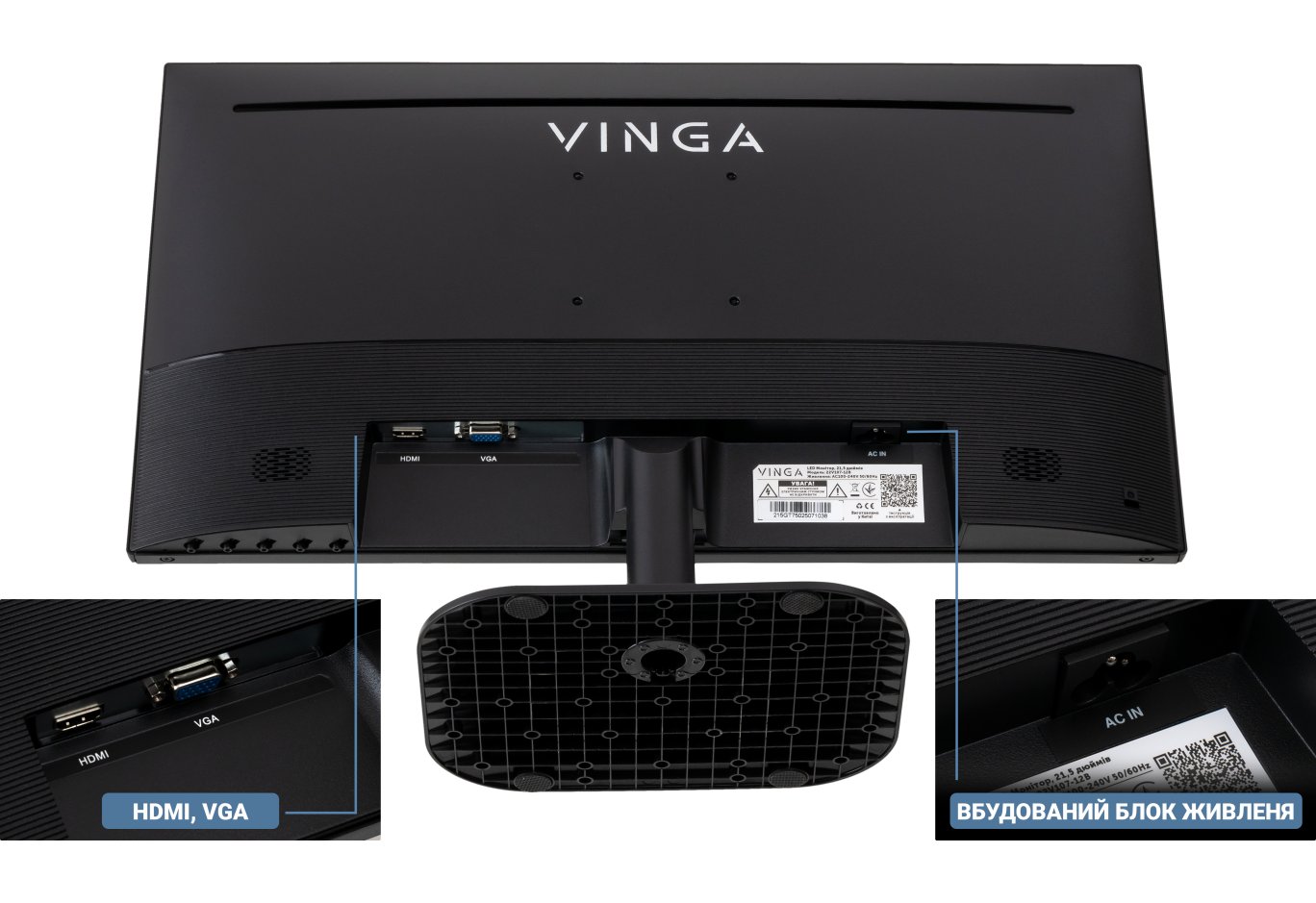 Monitor Vinga 22V107-12B