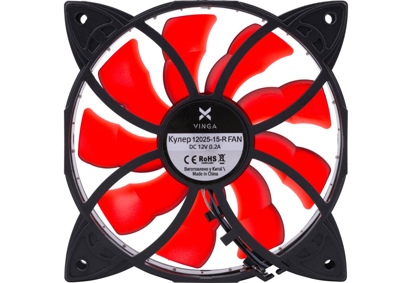 Case fan Vinga 12025-15-R