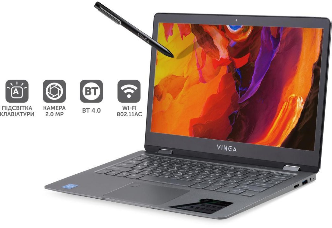Laptop Vinga Twizzle Pen J133 (J133-P424120PDG)