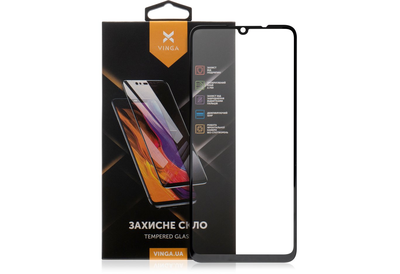 Скло захисне Vinga ZTE Blade A35 / A55 (VGZBA3555)