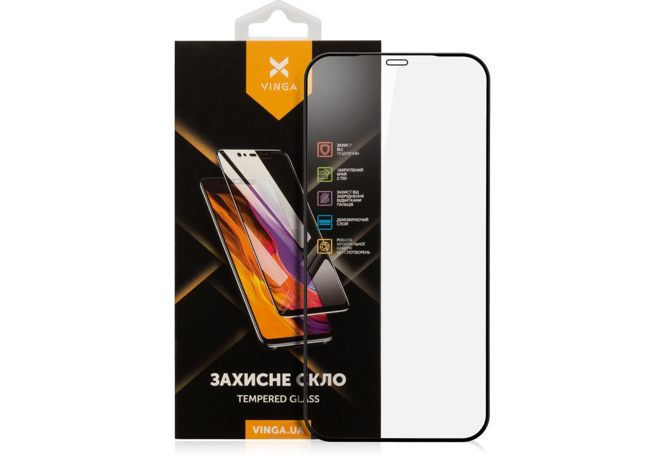 Protective glass Vinga Apple iPhone 12 Pro Max (VGIP12PM)